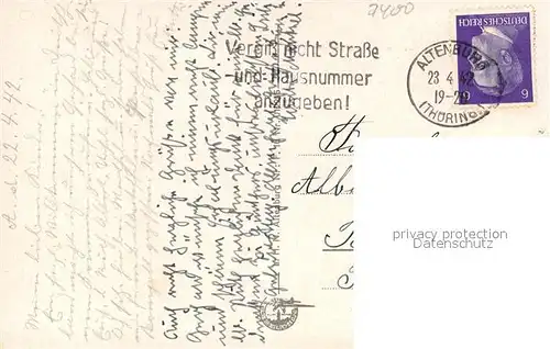 AK / Ansichtskarte Altenburg_Thueringen Marktplatz Altenburg Thueringen