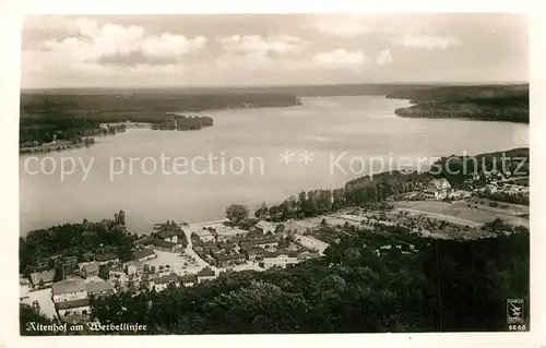 AK / Ansichtskarte Altenhof_Werbellinsee Fliegeraufnahme Altenhof Werbellinsee