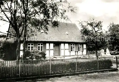 AK / Ansichtskarte Angermuende Ehm Welk Gedeckstaette Angermuende