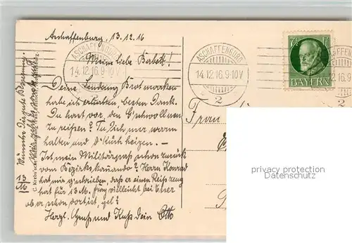 AK / Ansichtskarte Aschaffenburg_Main Stiftskirche Aschaffenburg Main