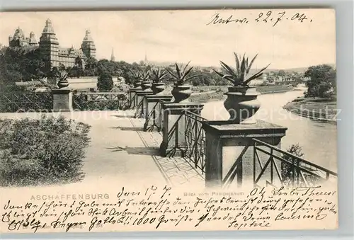 AK / Ansichtskarte Aschaffenburg_Main Blick vom Pompejanum Aschaffenburg Main