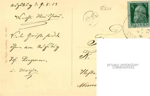 AK / Ansichtskarte Augsburg Sankt Ulrich Rotes Tor Augsburg