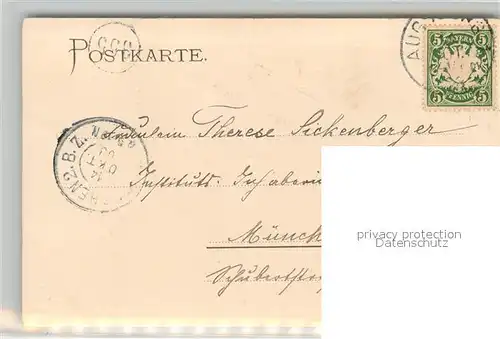 AK / Ansichtskarte Augsburg Fuggerhaus Augsburg