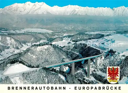 AK / Ansichtskarte Autobahn Brennerautobahn Europabruecke Innsbruck 