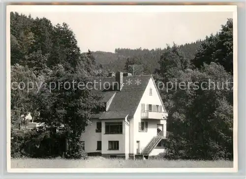 AK / Ansichtskarte Bad_Berleburg Gaestehaus Pension Bad_Berleburg