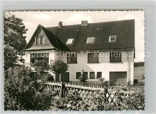 AK / Ansichtskarte Bad_Berleburg Gaestehaus Pension Hof Teiche Bad_Berleburg
