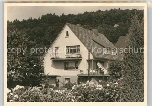 AK / Ansichtskarte Bad_Berleburg Gaestehaus Pension Bad_Berleburg