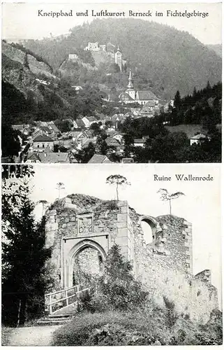 AK / Ansichtskarte Bad_Berneck Kneippbad Panorama Ruine Wallenrode Bad_Berneck