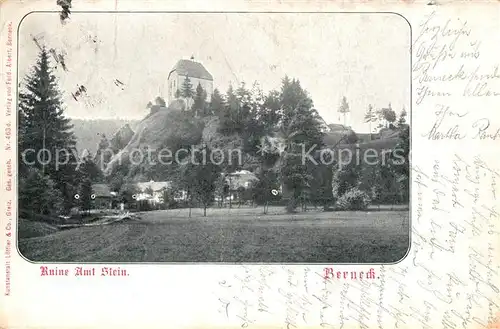 AK / Ansichtskarte Bad_Berneck Ruine Amt Stein Bad_Berneck