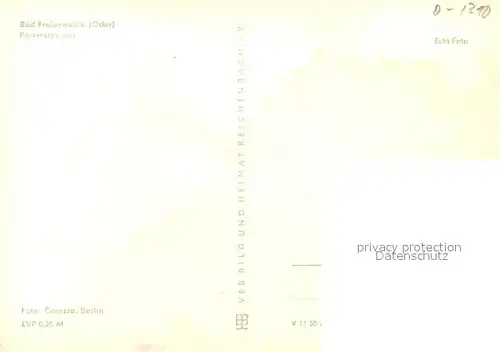 AK / Ansichtskarte Bad_Freienwalde Parkrestaurant Bad_Freienwalde