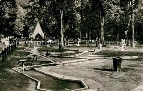 AK / Ansichtskarte Bad_Gandersheim Minigolfplatz am Brunnenhaus Bad_Gandersheim
