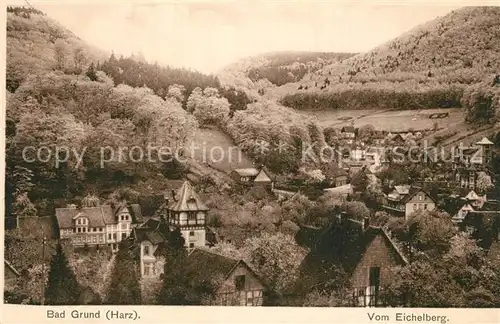 AK / Ansichtskarte Bad_Grund Panorama Blick vom Eichelberg Bad_Grund