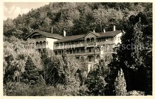 AK / Ansichtskarte Bad_Harzburg Sanatorium am Burgberg Kuranstalt Bad_Harzburg