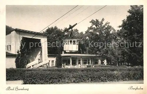 AK / Ansichtskarte Bad_Harzburg Bergbahn Bad_Harzburg