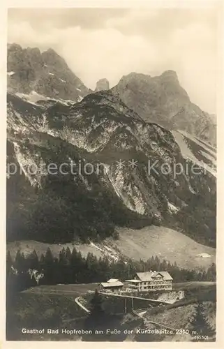 AK / Ansichtskarte Bad_Hopfreben Berggasthof am Fusse der Kuenzelspitze Bad_Hopfreben