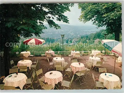 AK / Ansichtskarte Bad_Kissingen Cafe Bodenlauben Terrasse Fernsicht Bad_Kissingen