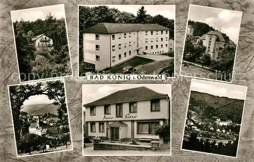 AK / Ansichtskarte Bad_Koenig_Odenwald Hotels und Pensionen Panorama Bad_Koenig_Odenwald