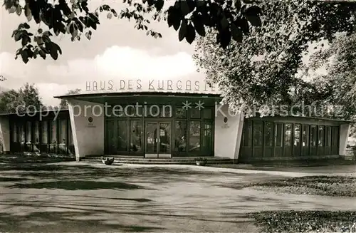 AK / Ansichtskarte Bad_Lauterberg Haus des Kurgastes Bad_Lauterberg