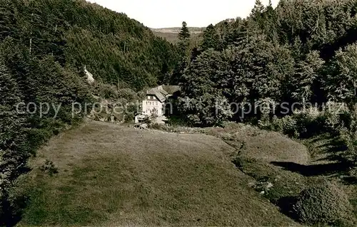 AK / Ansichtskarte Bad_Liebenzell Gasthaus Pension Waldfrieden Maisenbacher Saegmuehle Schwarzwald Bad_Liebenzell