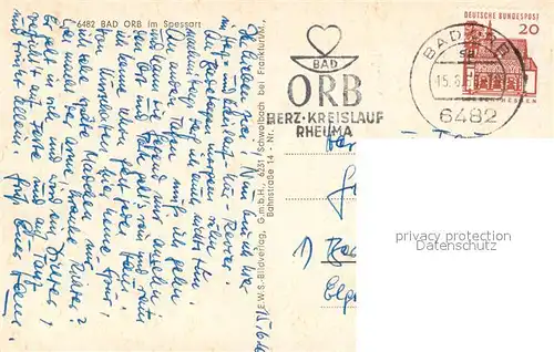 AK / Ansichtskarte Bad_Orb Konzerthalle Bad_Orb