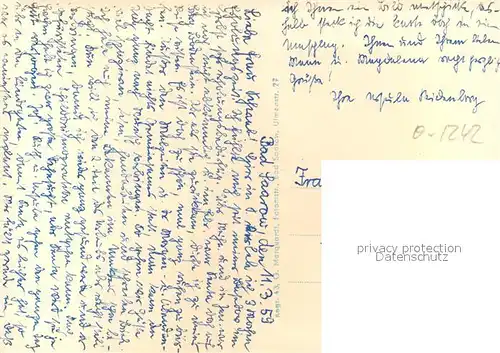 AK / Ansichtskarte Bad_Saarow Hospiz zur Furche Bad_Saarow