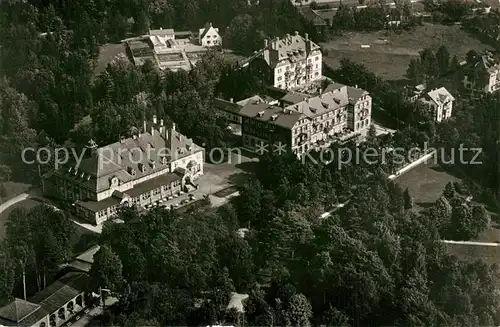 AK / Ansichtskarte Bad_Steben Stahl und Moorbad Fliegeraufnahme Bad_Steben