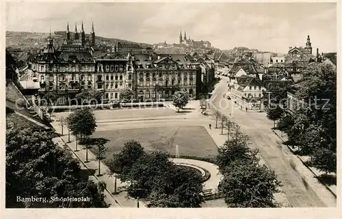 AK / Ansichtskarte Bamberg Schoenleinplatz Bamberg