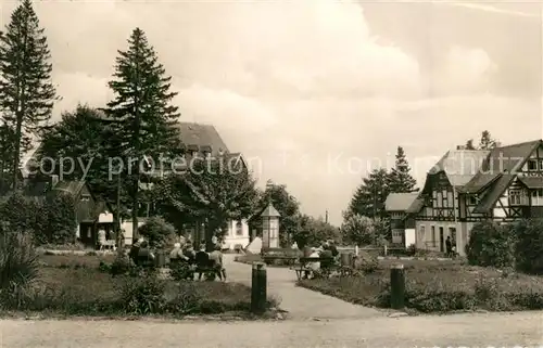 AK / Ansichtskarte Baerenburg_Sachsen Omnibushalteplatz Baerenburg Sachsen