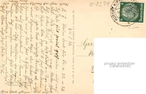 AK / Ansichtskarte Baerenfels_Erzgebirge Schullandhaus der A.H.M. Altes Forsthaus Baumbluete Baerenfels Erzgebirge