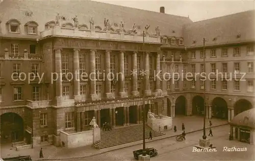 AK / Ansichtskarte Barmen_Wuppertal Rathaus Barmen Wuppertal