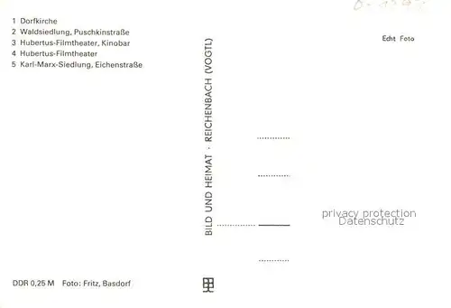 AK / Ansichtskarte Basdorf_Berlin Dorfkirche Waldsiedlung Puschkinstrasse Hubertus Filmtheater Kinobar Basdorf Berlin
