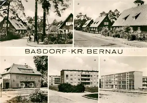 AK / Ansichtskarte Basdorf_Berlin Goethestrasse Waldheimstrasse Hubertus Filmtheater  Basdorf Berlin
