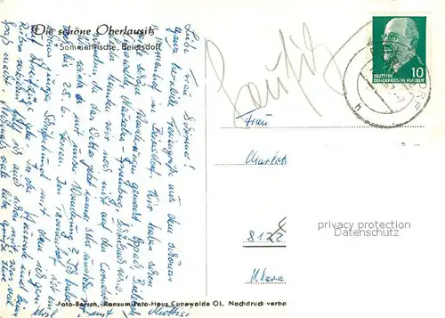 AK / Ansichtskarte Beiersdorf_Falkenberg Panorama Pension Teich Beiersdorf Falkenberg