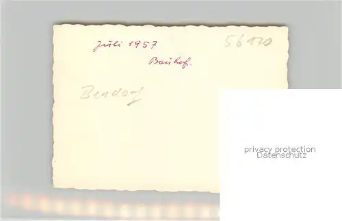 AK / Ansichtskarte Bendorf_Rhein Bauhof Gruppenbild Bendorf Rhein