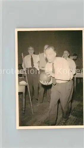 AK / Ansichtskarte Bendorf_Rhein Richtfest Concordiahuette Kegeln Bendorf Rhein