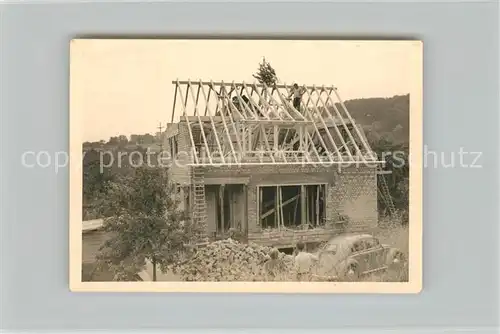 AK / Ansichtskarte Bendorf_Rhein Richtfest Bendorf Rhein