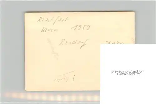 AK / Ansichtskarte Bendorf_Rhein Richtfest Bendorf Rhein