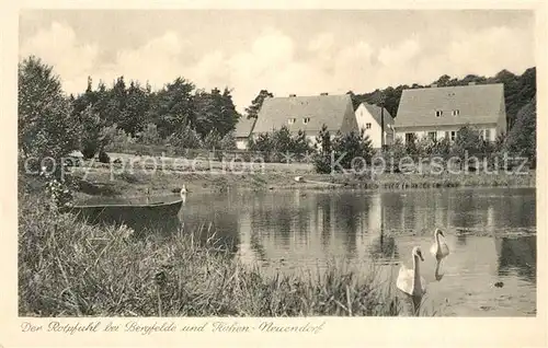 AK / Ansichtskarte Bergfelde Der Rotpfuhl Bergfelde