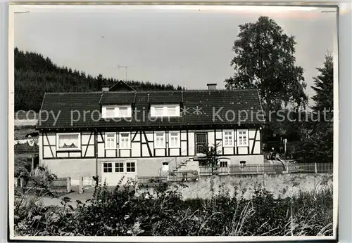 AK / Ansichtskarte Berghausen_Wittgenstein Gaestehaus Pension Schluchtermann Berghausen_Wittgenstein