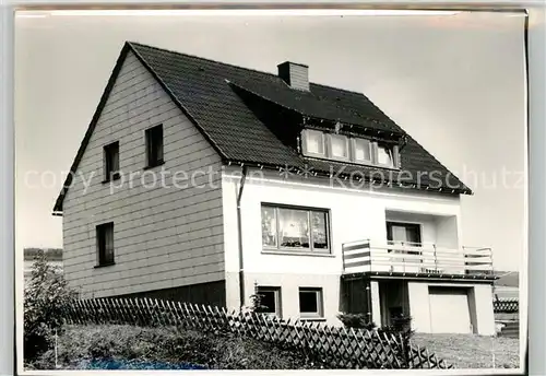 AK / Ansichtskarte Berghausen_Wittgenstein Gaestehaus Pension Knebel Berghausen_Wittgenstein