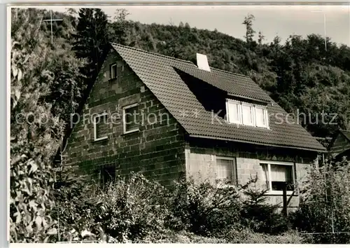 AK / Ansichtskarte Berghausen_Wittgenstein Gaestehaus Pension Kundenfoto Berghausen_Wittgenstein