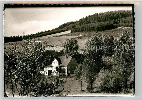 AK / Ansichtskarte Berghausen_Wittgenstein Gaestehaus Pension Berghausen_Wittgenstein