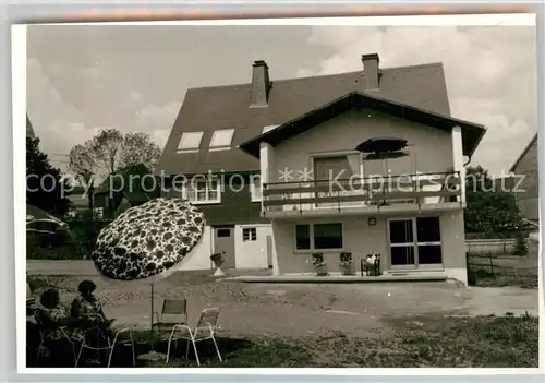 AK / Ansichtskarte Berghausen_Wittgenstein Gaestehaus Pension Dickel Berghausen_Wittgenstein