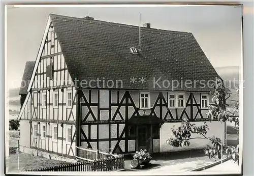AK / Ansichtskarte Berghausen_Wittgenstein Fachwerkhaus Berghausen_Wittgenstein