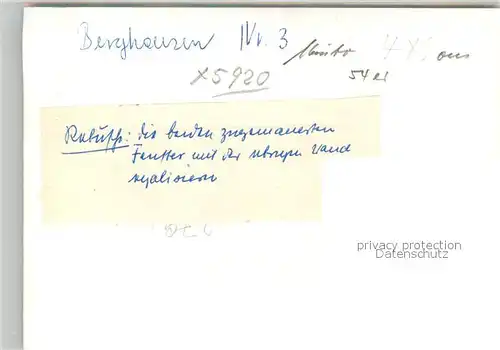 AK / Ansichtskarte Berghausen_Wittgenstein Fachwerkhaus Berghausen_Wittgenstein