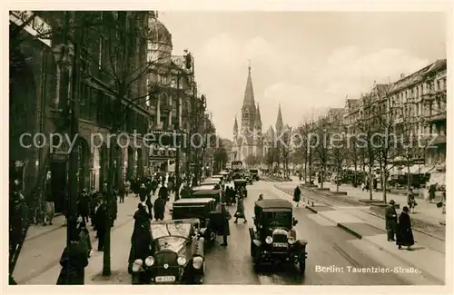 AK / Ansichtskarte Berlin Tauentzien Strasse KaDeWe Kaiser Wilhelm Gedaechtnis Kirche Berlin
