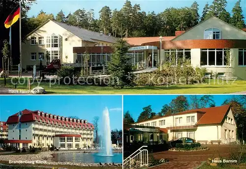 AK / Ansichtskarte Bernau_Berlin Brandenburg Klinik Haeuser Havelland Barnim Bernau Berlin