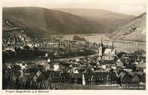 AK / Ansichtskarte Bingerbrueck_Rhein Stadtpanorama Weinberge Bingerbrueck Rhein