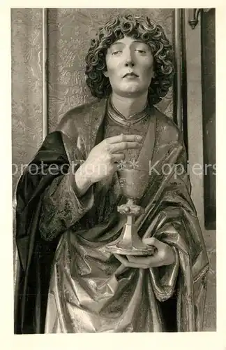 AK / Ansichtskarte Blaubeuren Klosterkirche Hochaltar Johannes Evangelist Blaubeuren