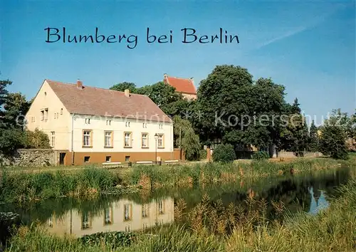 AK / Ansichtskarte Blumberg_Ahrensfelde Dorfweiher Blumberg Ahrensfelde